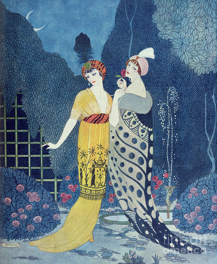 Georges Barbier Painting - Les Modes by Georges Barbier