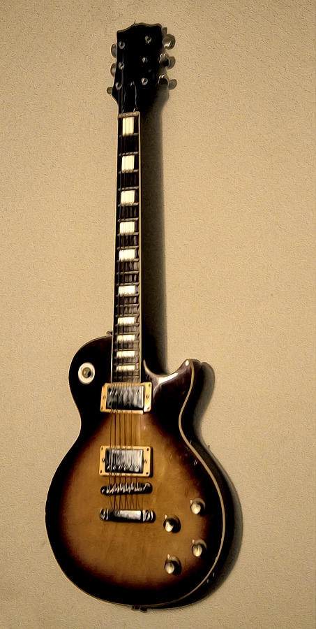 Music Photograph - Les Paul - Guitar #1 by Bill Cannon