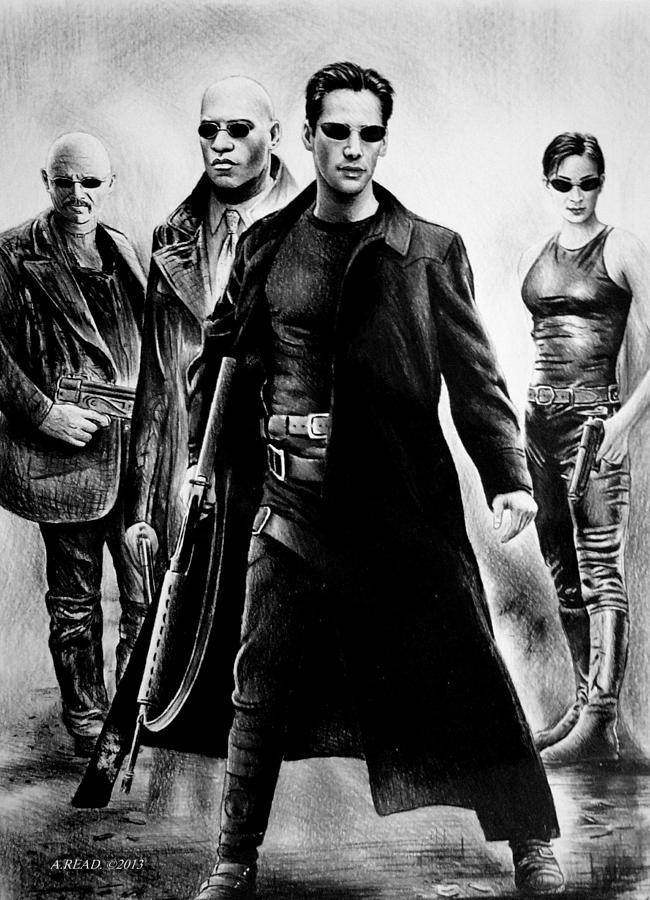 The Matrix Drawing - Let the battle begin #1 by Andrew Read