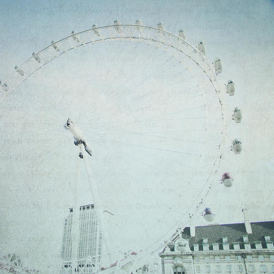 London Photograph - Letters From The London Eye #1 by Lisa Parrish