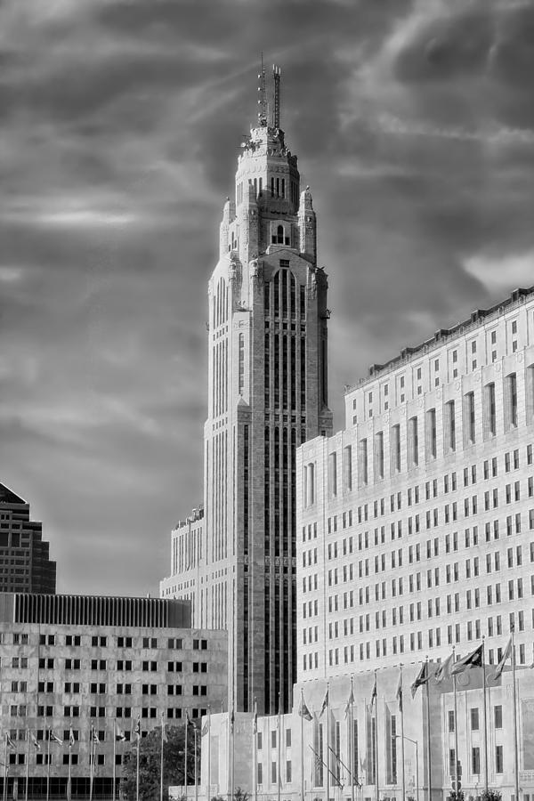 Leveque Tower Columbus Ohio 1975 #1 Photograph by Mountain Dreams