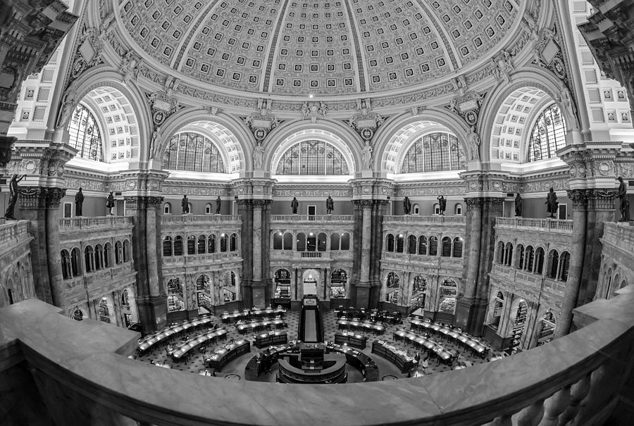 Library Of Congress Main Reading Room #1 Photograph by Susan Candelario