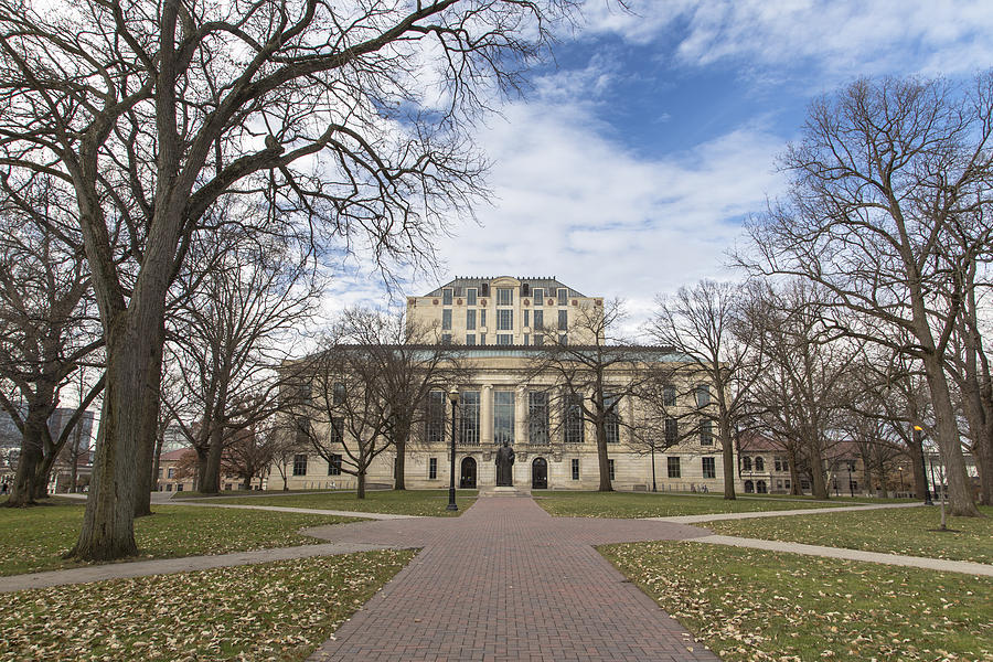 Ohio State University Photograph - Library Ohio State University  #1 by John McGraw