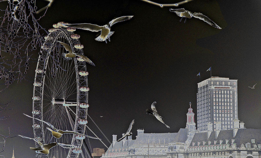 London Photograph - Lift Off #1 by David Resnikoff