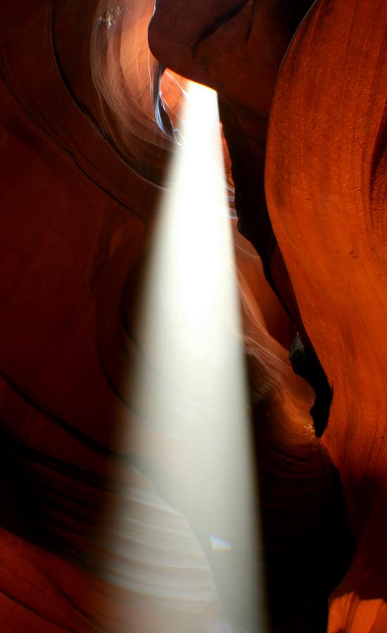 Light beam at Antelope Canyon #1 Photograph by Jetson Nguyen