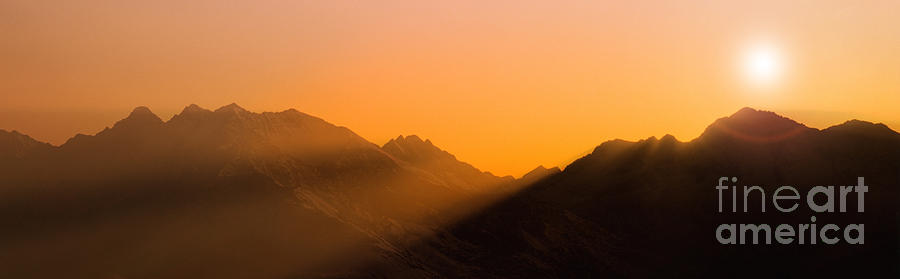 Mountain Photograph - Light Fantastique by Edmund Nagele FRPS