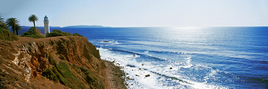 Lighthouse At A Coast, Point Vicente #1 Photograph by Panoramic Images