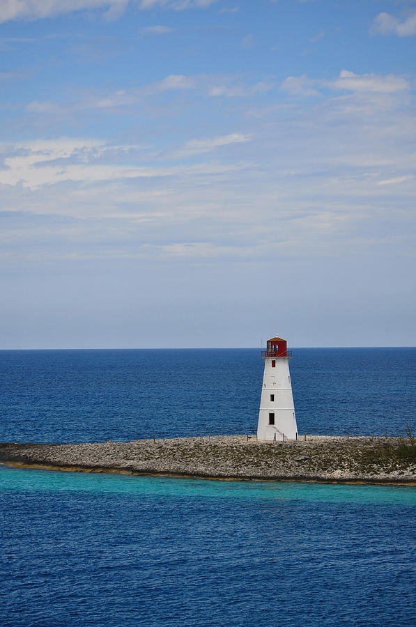 Lighthouse At Nassau Harbor #1 Photograph by Mary Beth Angelo