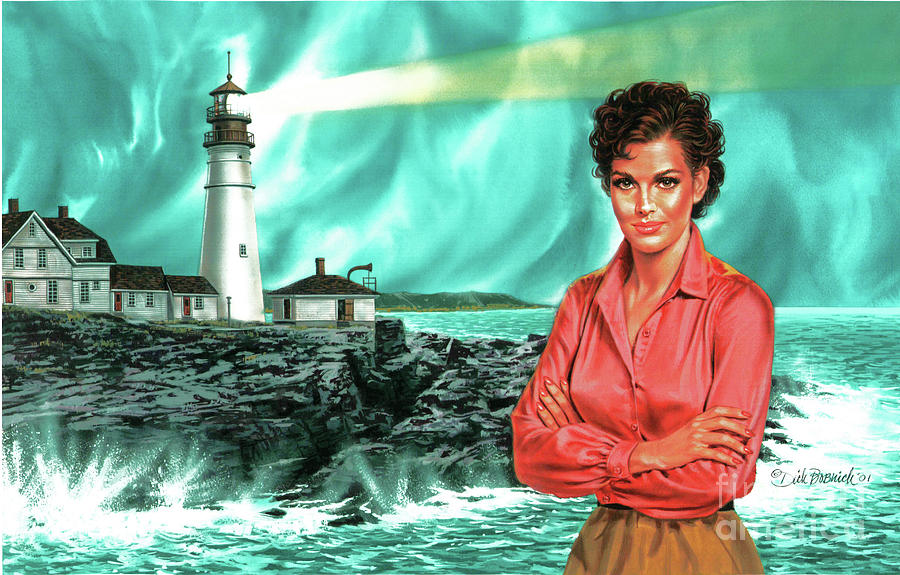 Lighthouse beauty Painting by Dick Bobnick