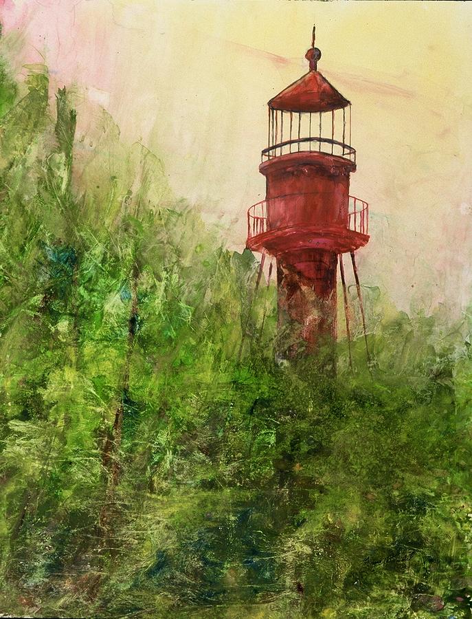 Lighthouse #1 Painting by Gary DeBroekert