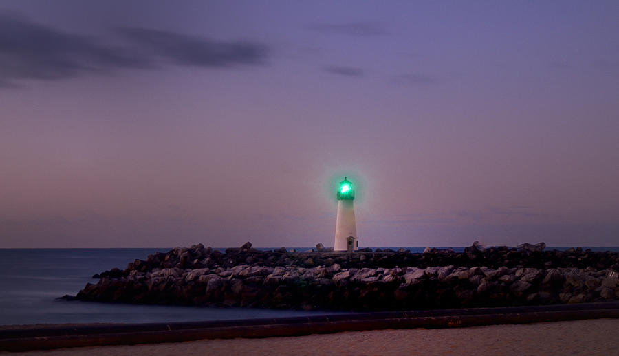 Lighthouse Santa Cruz Photograph by William Kimble