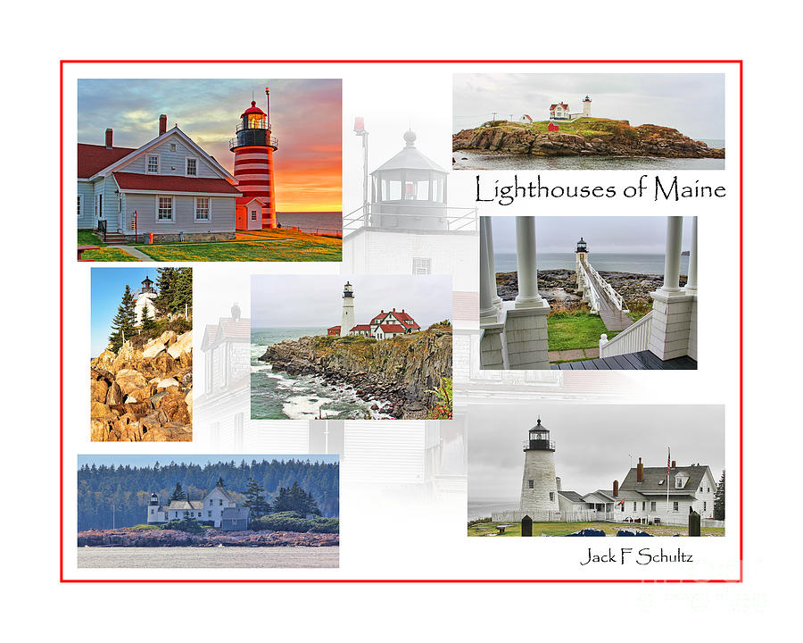Portland Photograph - Lighthouses of Maine #1 by Jack Schultz