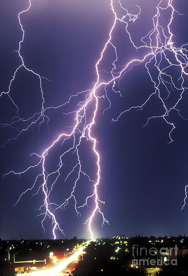 Lightning Strikes #2 Photograph by John A Ey III