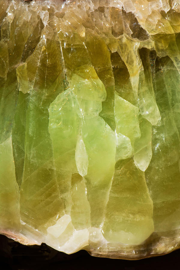 Lime Green Calcite #1 Photograph by Millard H. Sharp