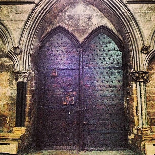 Door Photograph - #lincoln #cathedral #lincolncathedral #1 by Charlotte Lyons
