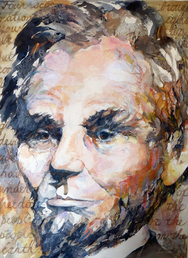 Peach Painting - Lincoln Legacy  #1 by Beverly Berwick