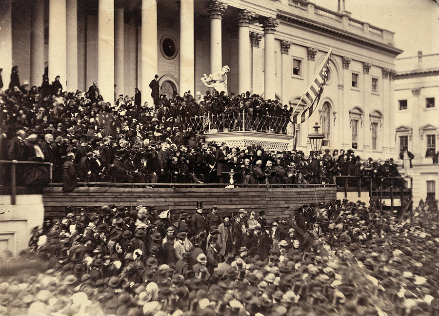 Lincolns Inauguration, 1865 #1 Photograph by Granger