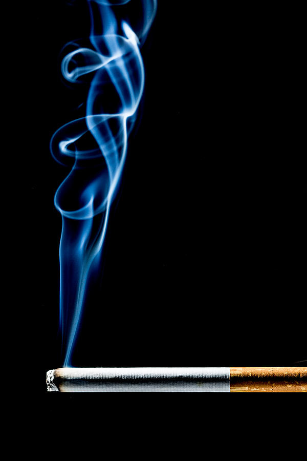 Lit Cigarette #1 Photograph by Philippe Garo