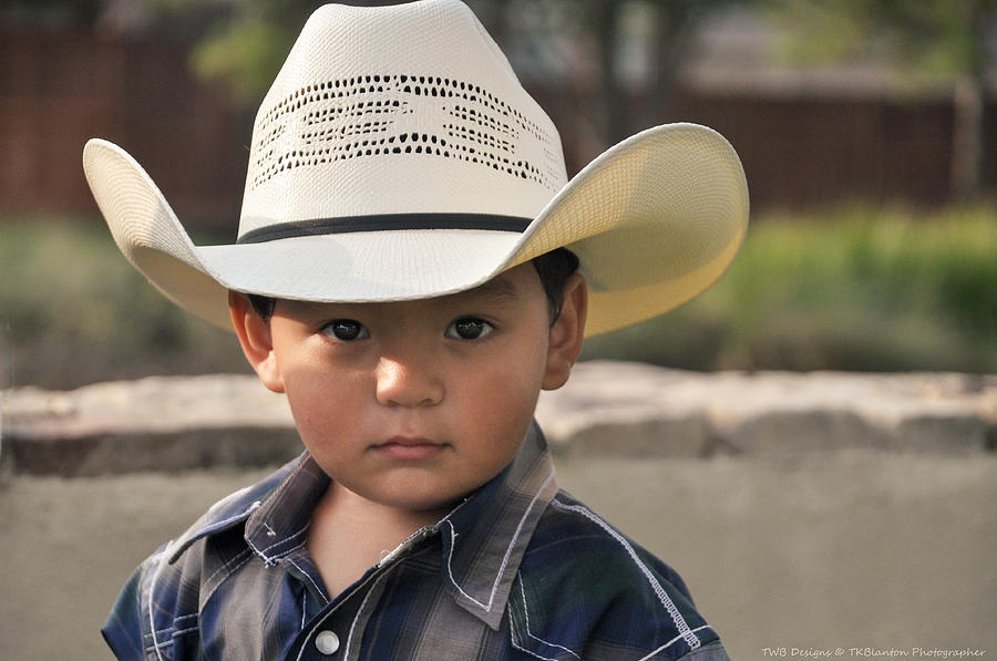 Little Cowboy #1 Photograph by Teresa Blanton