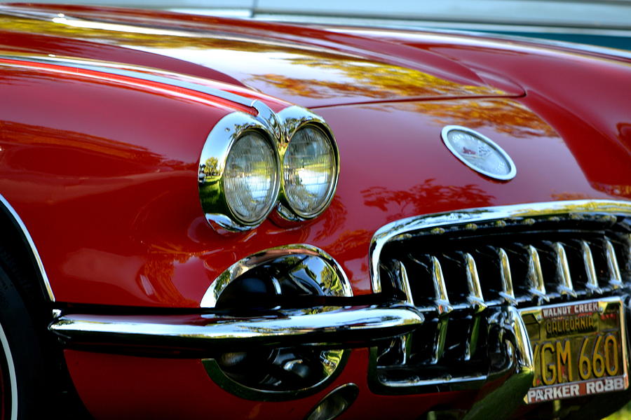 Little Red Corvette #1 Photograph by Dean Ferreira