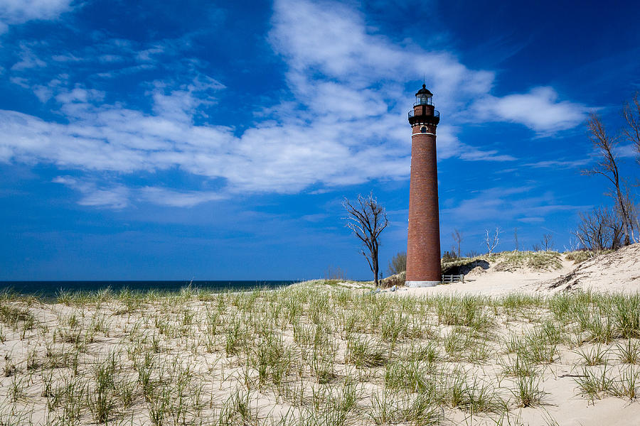 Little Sable Point Lighthouse - Mears MI #1 Photograph by Jack R Perry