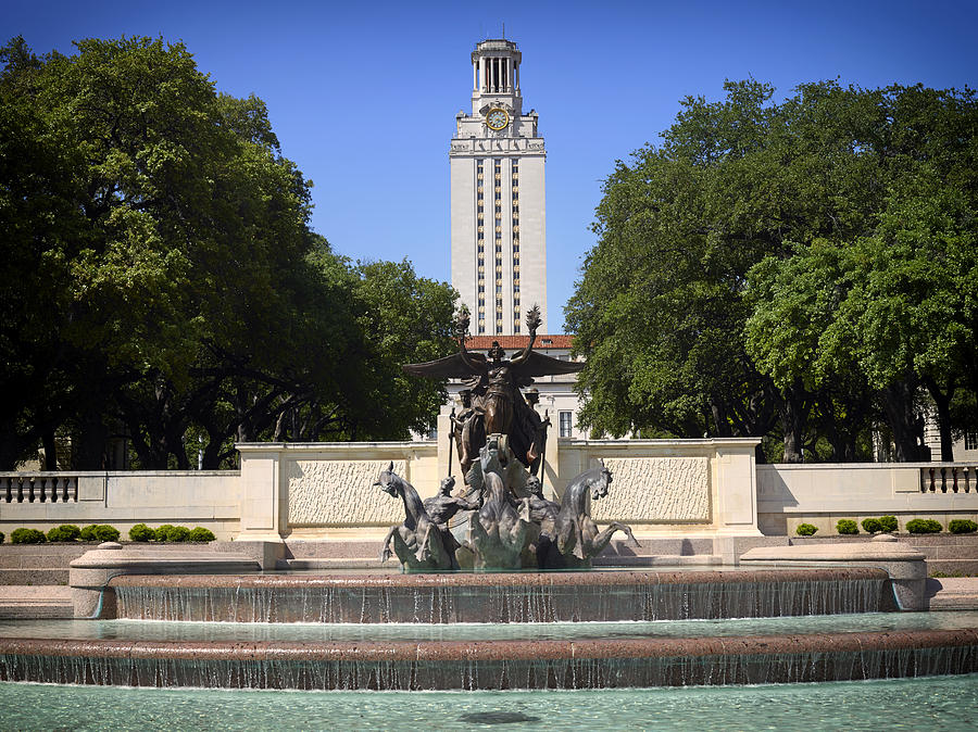 Littlefield Fountain - University of Texas #1 Photograph by Mountain Dreams