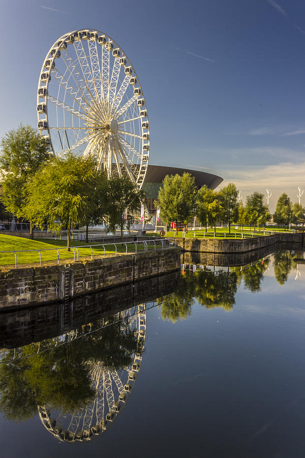 Liverpool Photograph - Liverpool wheel reflections #1 by Paul Madden