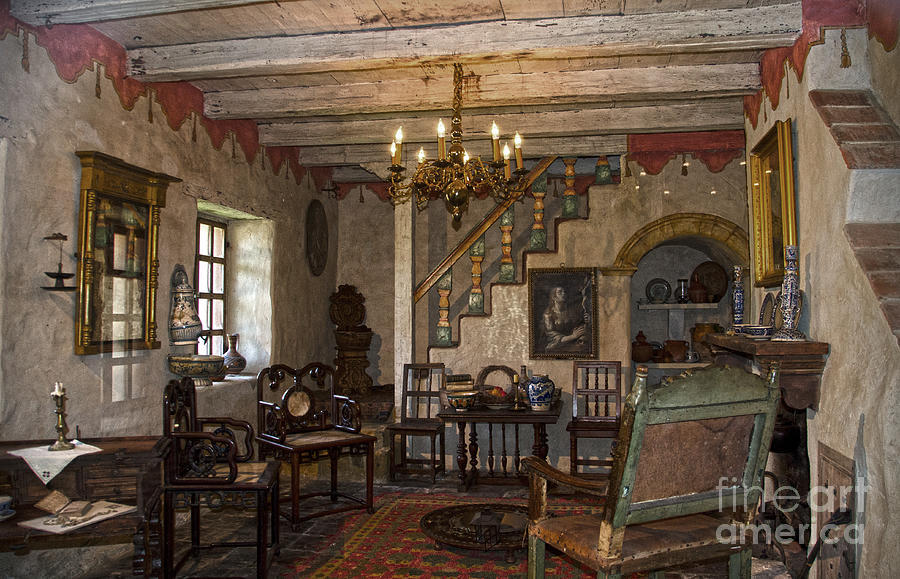 Living room in Carmel Mission #2 Photograph by RicardMN Photography