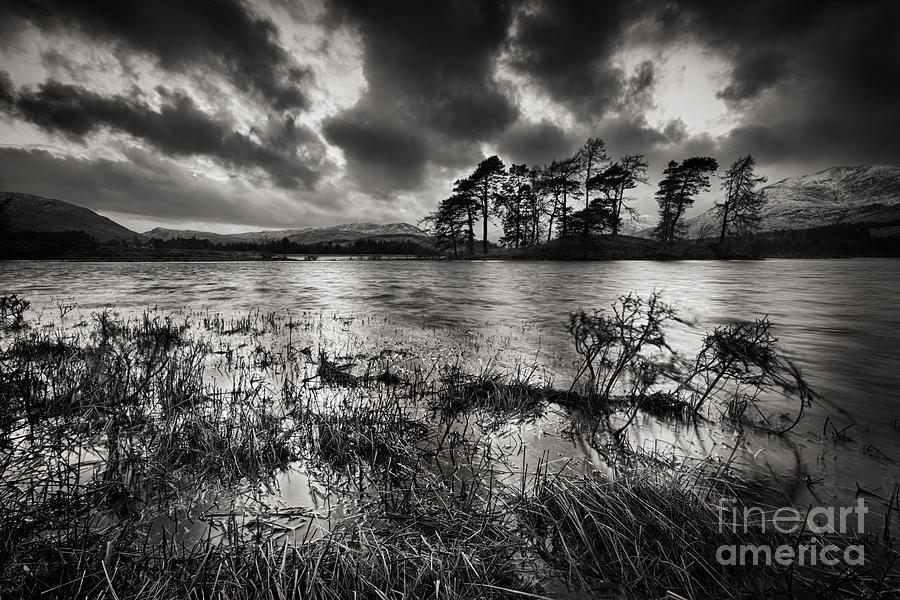 Black And White Photograph - Loch Tulla #2 by Rod McLean