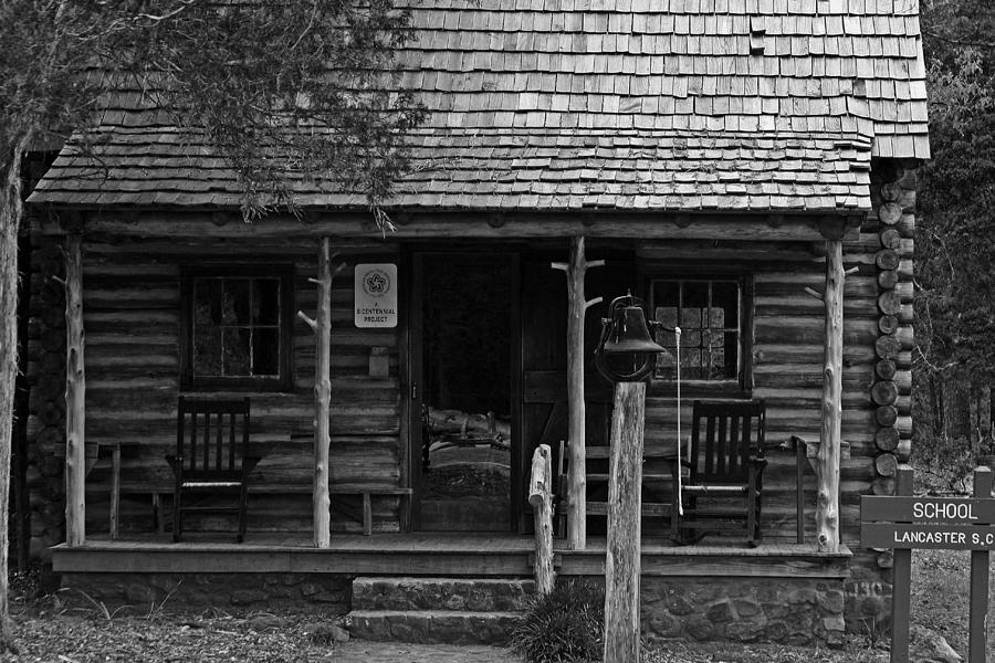 Log school house  #2 Photograph by Andy Lawless