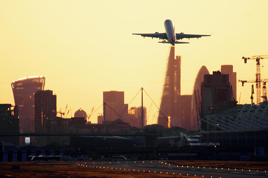 London City Airport Photograph by Greg Bajor