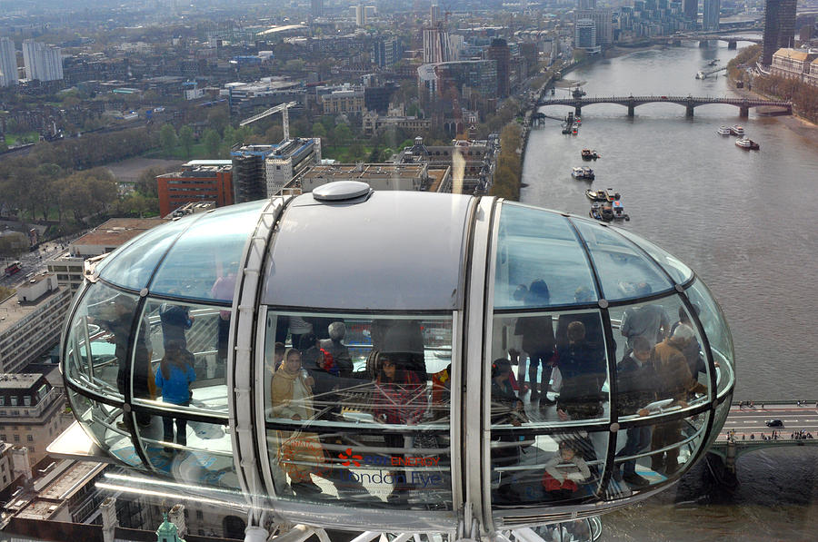 London Eye #1 Photograph by Diane Lent