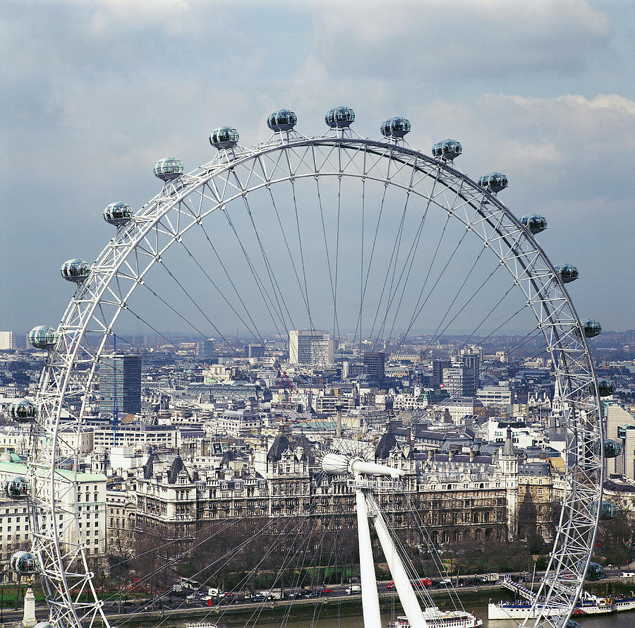 London Eye Photograph by Skyscan/science Photo Library