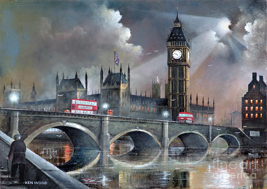 Cottage Painting - London Pride - England by Ken Wood