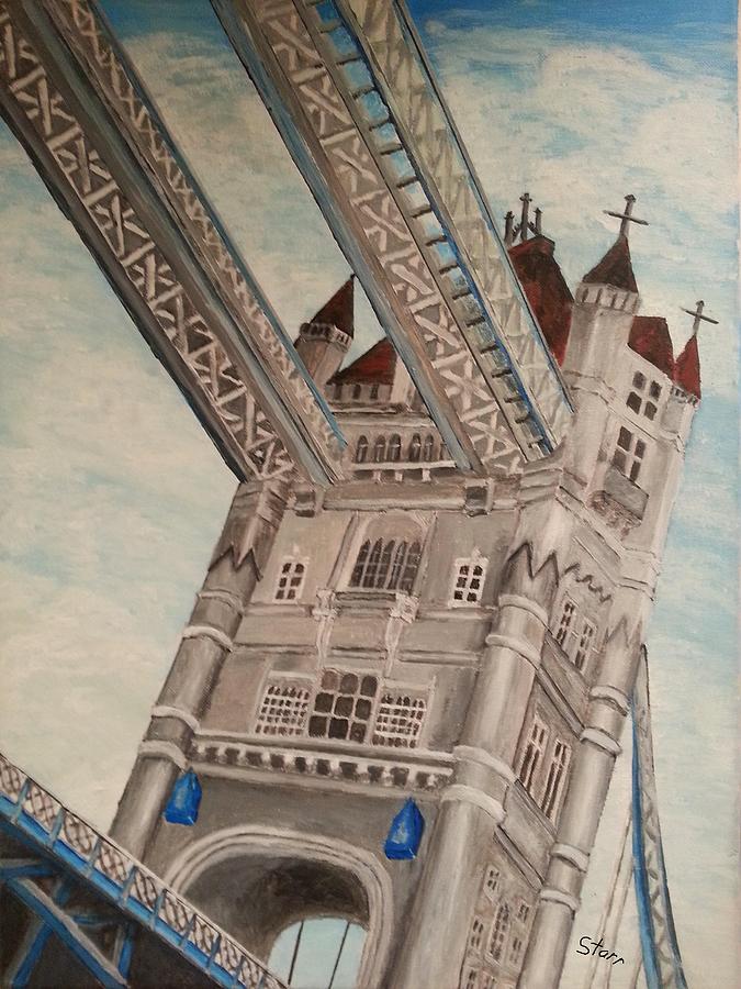 London Painting - london Tower Bridge #1 by Irving Starr