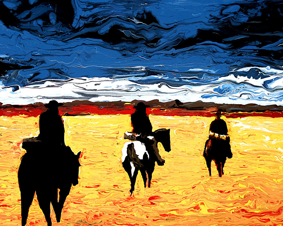 Long Journey Home Painting by Frank Botello