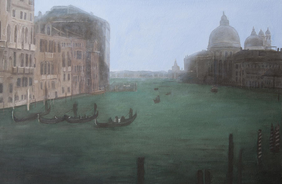 Looking Down the Grand Canal #1 Painting by Masami Iida