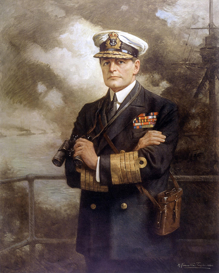 Lord Drawing - Lord David Beatty British Admiral by Mary Evans Picture Library Lord Drawing - Lord David Beatty British Admiral by Mary Evans Picture Library