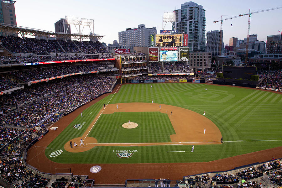 Los Angeles Dodgers V. San Diego Padres Photograph by Rob Leiter Los Angeles Dodgers V. San Diego Padres Photograph by Rob Leiter