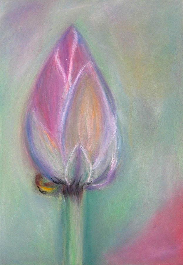 Lotus #1 Painting by Pat Exum