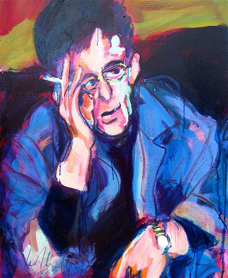 Lou Reed #2 Painting by Les Leffingwell