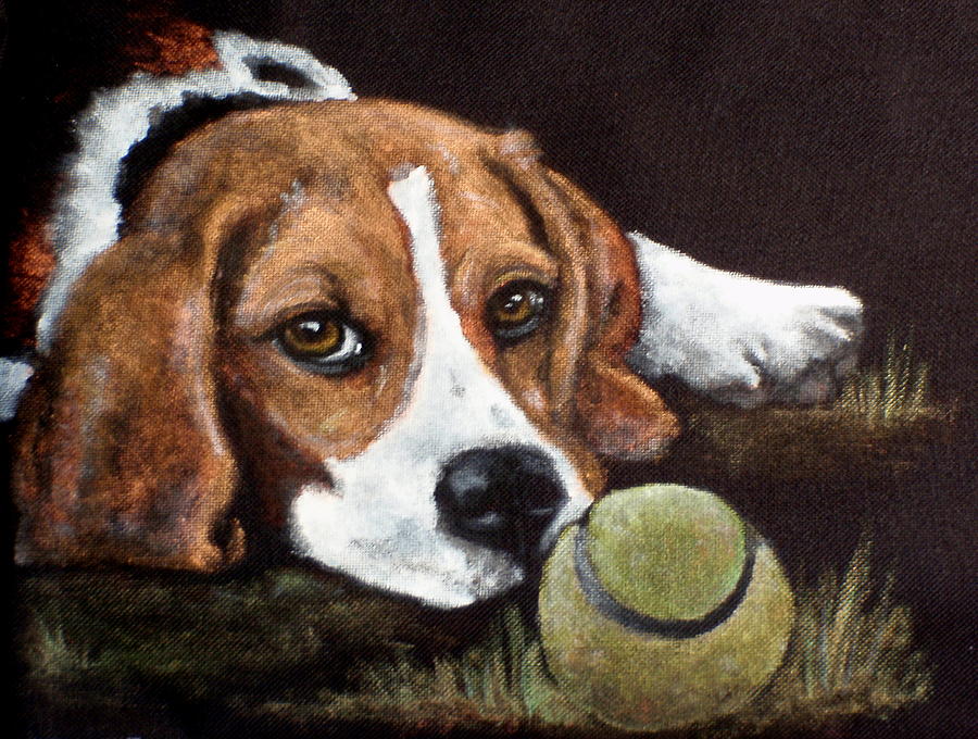 Louie #1 Painting by Carol Russell