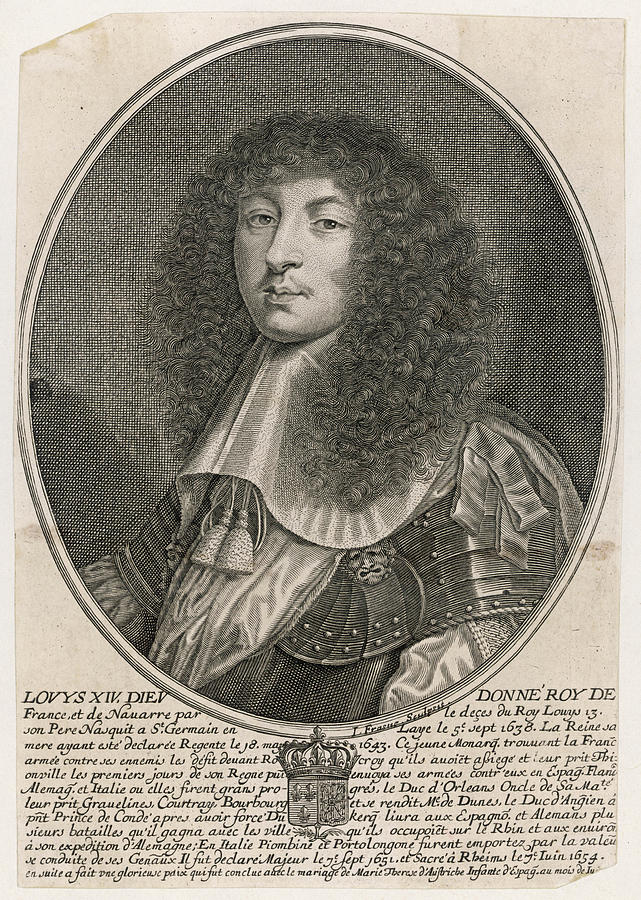 Louis Xiv (16381715), King Of France Drawing by Mary Evans Picture