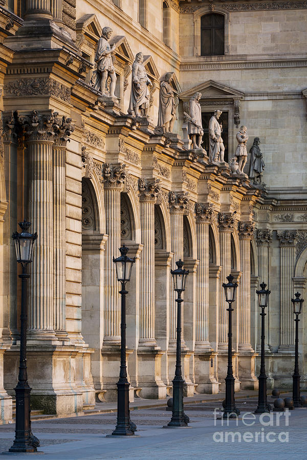 Louvre Courtyard #3 Photograph by Brian Jannsen