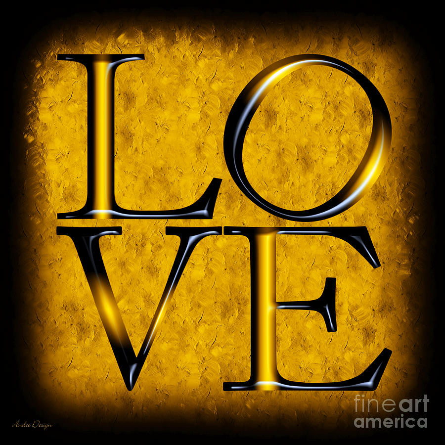 Love In Yellow #1 Digital Art by Andee Design