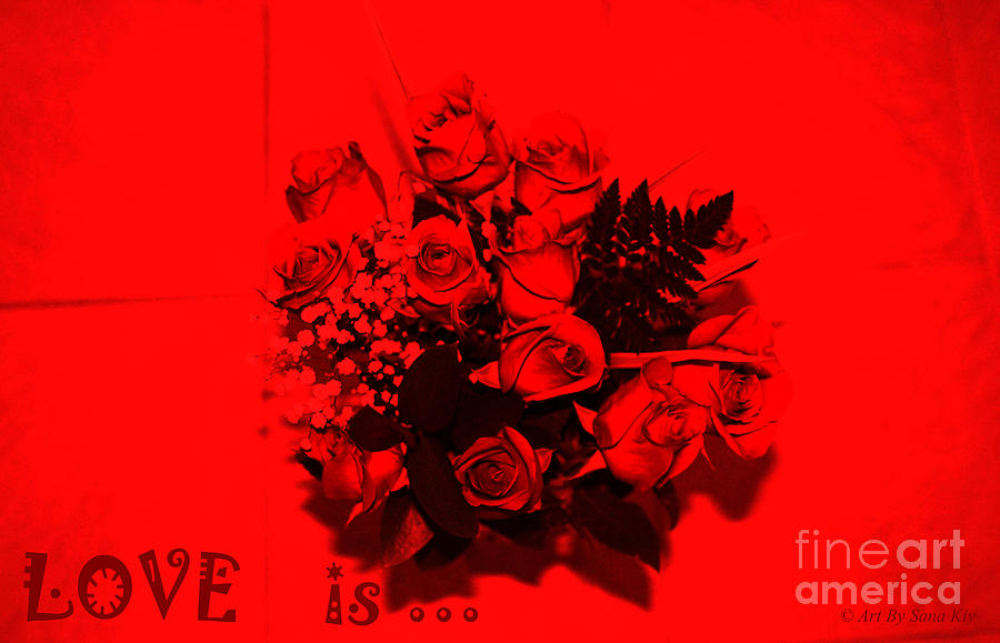 Love is... Collection 2. Passion #2 Digital Art by Oksana Semenchenko