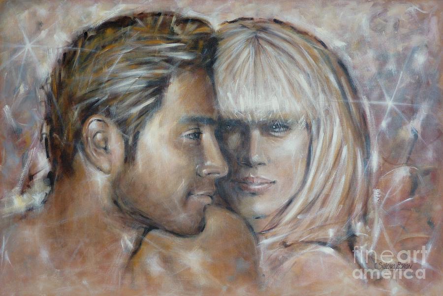 Portrait Painting - Love Is In The Air 260709 by Selena Boron