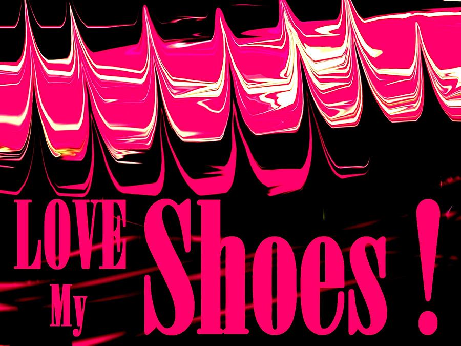 Love My Shoes  Number 3 #1 Painting by Diane Strain