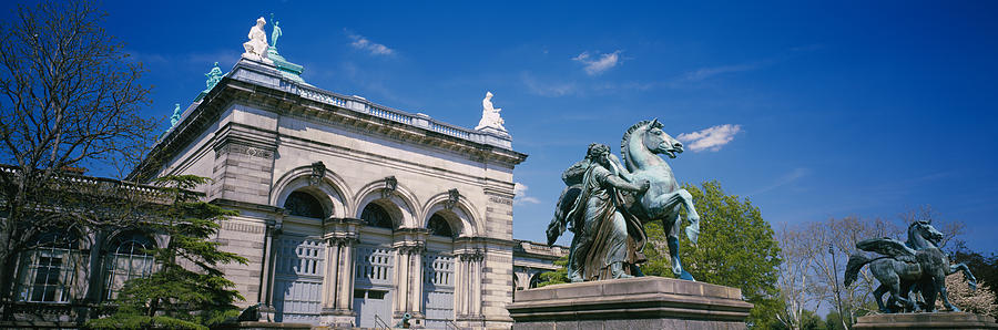 Philadelphia Photograph - Low Angle View Of A Statue In Front #1 by Panoramic Images