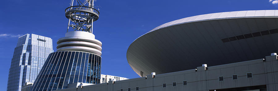 Low Angle View Of Bridgestone Arena #1 Photograph by Panoramic Images